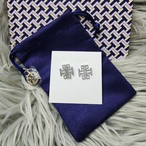 NWT TORY BURCH EARRINGS WITH DUST BAG INCLUDED